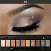 Image of 10Pcs Natural Eye Makeup Light Eye Shadow Palette Set