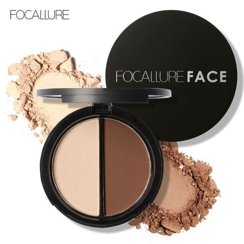 2 Diff Color Concealer Bronzer Palette