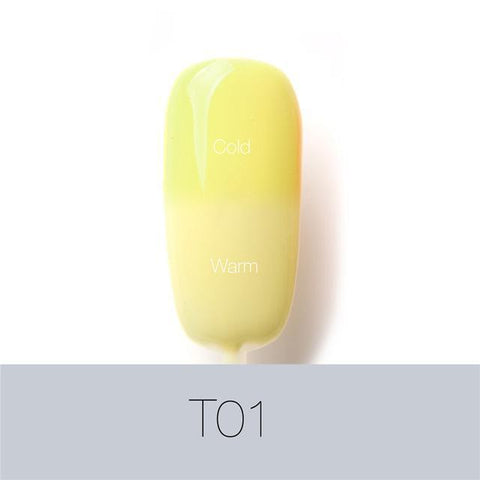UV Temperature Changing Colors Gel