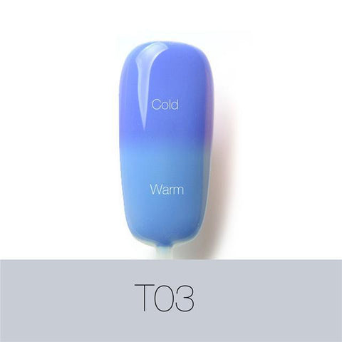 UV Temperature Changing Colors Gel