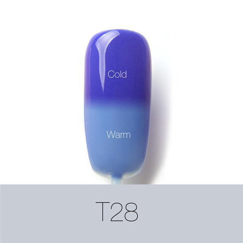 UV Temperature Changing Colors Gel