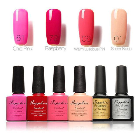 Pro Soak-off Nail Gel Polish Starter Kit