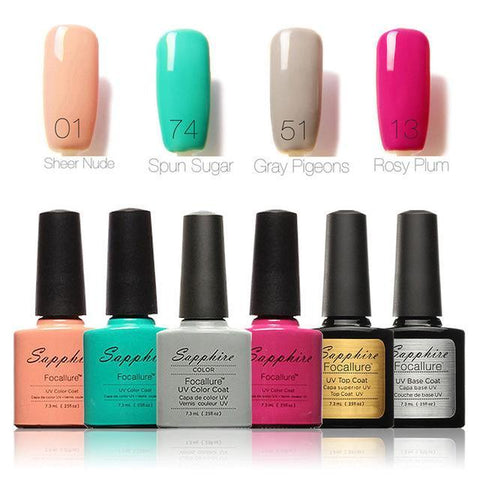 Pro Soak-off Nail Gel Polish Starter Kit