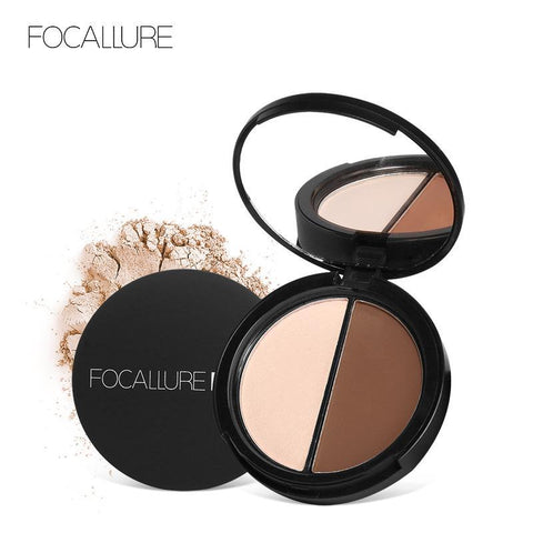 2 Diff Color Concealer Bronzer Palette